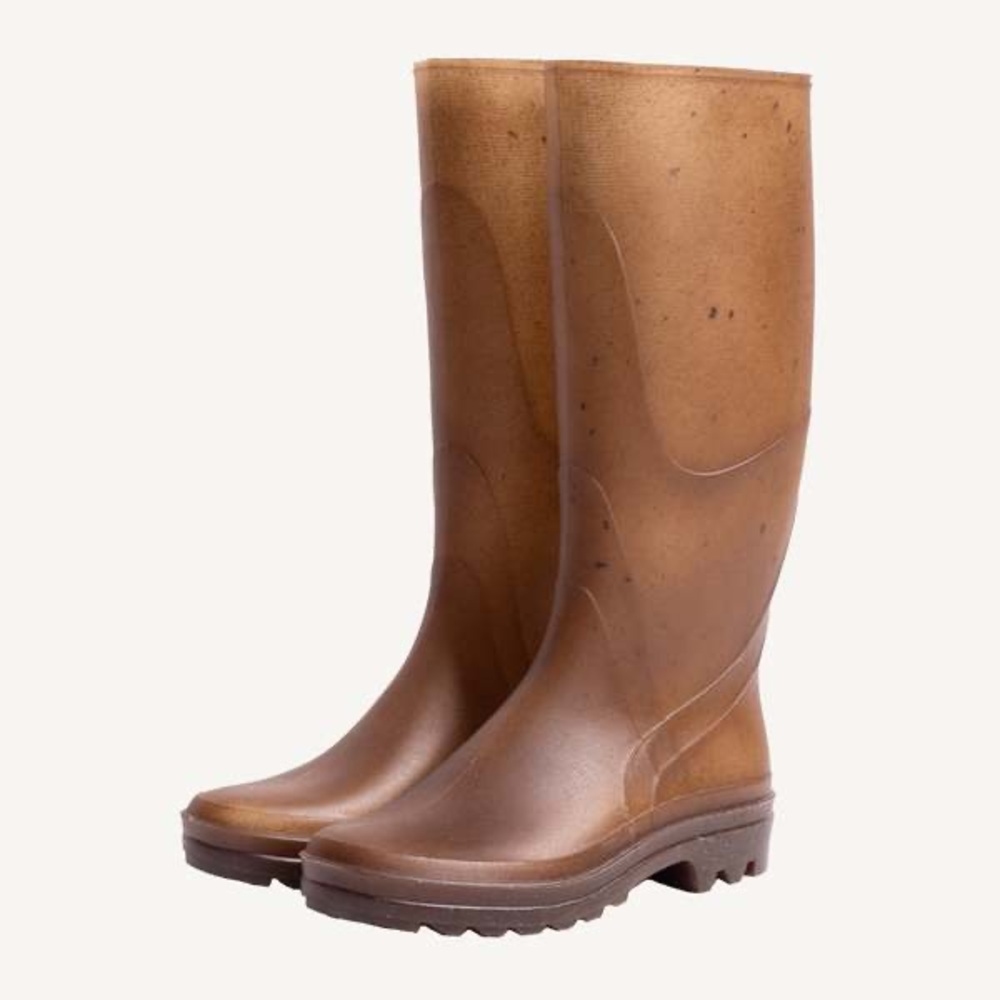 Plasticana Kapitana knee high rain boot / hemp garden boot / Size 40